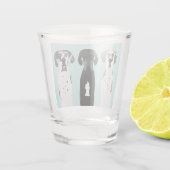 大デーン犬 ショットグラス (裏面)