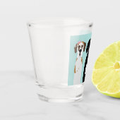 大デーン犬 ショットグラス (左)