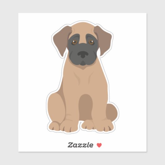 大デーン犬 シール (シート)