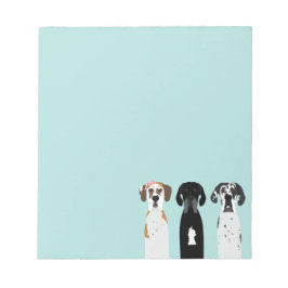 大デーン犬 ノートパッド