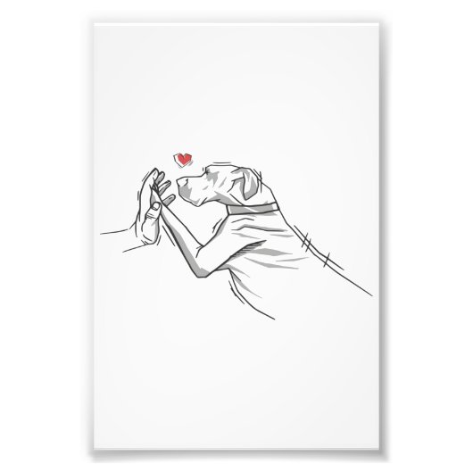 大デーン犬 フォトプリント (正面)