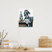 大デーン犬 ポスター (キッチン)