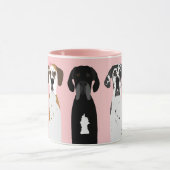 大デーン犬 マグカップ (中央)