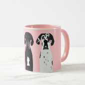 大デーン犬 マグカップ (正面右)