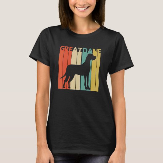 大デーン犬 Tシャツ (正面)