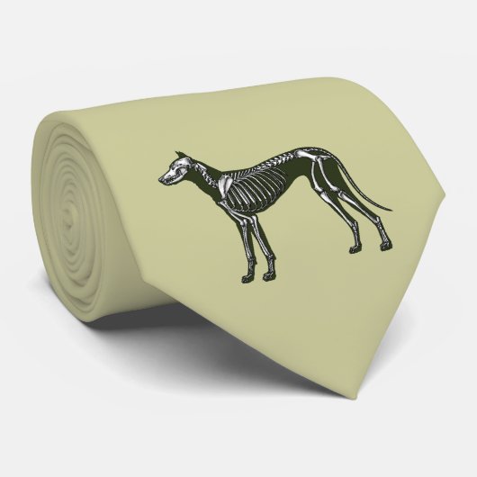 大デーン骨格 ネクタイ (ロール)