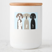 大ドーン犬 フードラベル (正面)