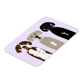 大ドーン犬 マグネット (左側)