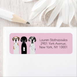 大ドーン犬 ラベル