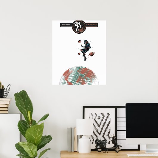 大ニュースで ポスター (ホームオフィス)