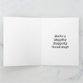 大ハッピーイースター | 個人用ページの色 カード (内部)