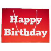 大ハッピーバースデー抱き枕 ラージペーパーバッグ (裏面)