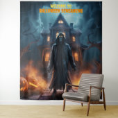 大ハロウィーングールつるの背景 タペストリー (インサイチュ)