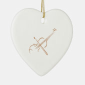 大バイオリン セラミックオーナメント (右)