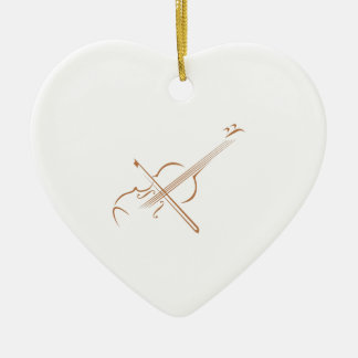 大バイオリン セラミックオーナメント