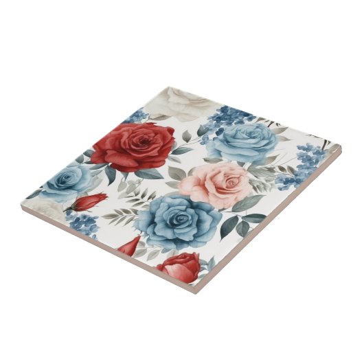 大バラ タイル (側面)