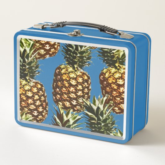 大パイナップル メタルランチボックス (正面)