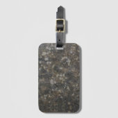 大パターン（の模様が）ある理石 ラゲッジタグ (正面縦)