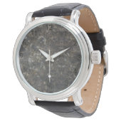 大パターン（の模様が）ある理石 腕時計 (アングル)