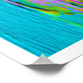 大パレットナイフ絵画のポスター3a ポスター (角)