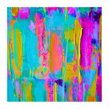 大パレットナイフ絵画のポスター3a