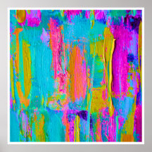 大パレットナイフ絵画のポスター3a