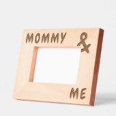 大パーソナライズされたきいはっきりしたと名前と私 レーザー彫刻フレーム (左)