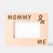 大パーソナライズされたきいはっきりしたと名前と私 レーザー彫刻フレーム (正面)