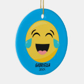 大パーソナライズされたきな絵文字オーナメント セラミックオーナメント (右)