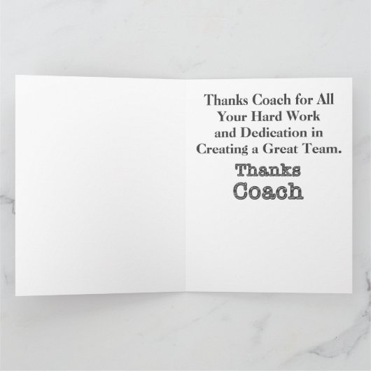 大パーソナライズされたサンキューカード サンキューカード (内部)