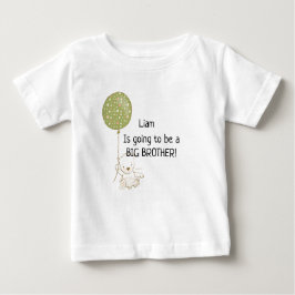 大パーソナライズされた兄Tシャツになる ベビーTシャツ