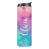 大パーソナライズされた名プロテインシェーカーボトルギフト タンブラー (回転左)