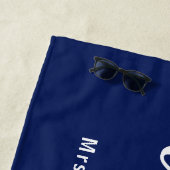 大パーソナライズされた幅ビーチタオル ビーチタオル (インサイチュ)