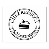 大パーソナライズされた料理ロカスタムゴ ラバースタンプ (インプリント)