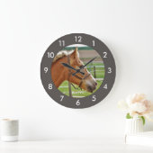 大パーソナライズされた時計 ラージ壁時計 (ホーム)