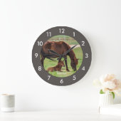 大パーソナライズされた時計 ラージ壁時計 (ホーム)