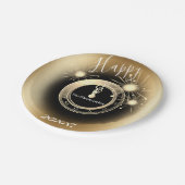 大パーソナライズされた晦日の紙プレート ペーパープレート (アングル)