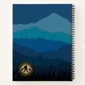 大パーソナライズされた足 ノートブック (裏面)