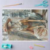 大ビクトリアンデンマークのデコパージュのような石 薄葉紙 (クラフト)