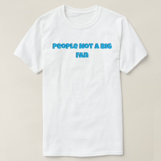 大ファンではない人たち Tシャツ (デザイン正面)