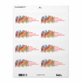 大ファンシーデンマーク ラベル (フルシート)