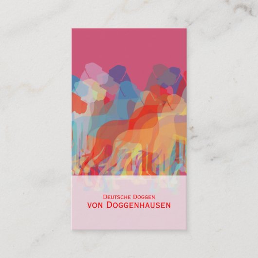 大ファンシーデンマーク 名刺 (正面)