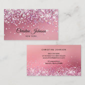 大フェイクグリッターデザイン 名刺 (正面/裏面)
