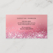 大フェイクグリッターデザイン 名刺 (裏面)