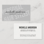 大フォント/ダイナミック 名刺 (正面/裏面)