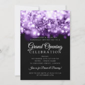 大フォーマル開き紫  招待状 (正面)