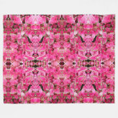 大フリースブランケットピンク離れの フリースブランケット (正面(横))