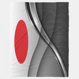 大フリースブランケットモダン,抽象芸術，赤，黒 フリースブランケット