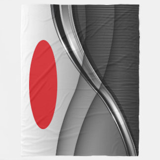 大フリースブランケットモダン,抽象芸術，赤，黒 フリースブランケット