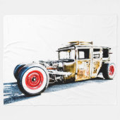 大フリースブランケットラットロッド フリースブランケット (正面(横))